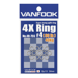 VANFOOK 4X RING SILVER...
